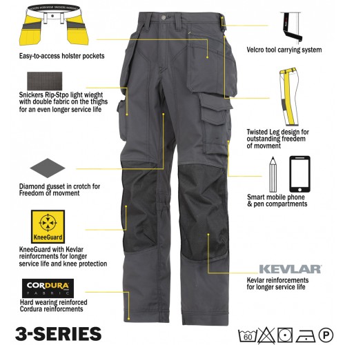 Snickers Workwear 3223 New Floor Layers Workwear Trousers Snickers  FloorLayers