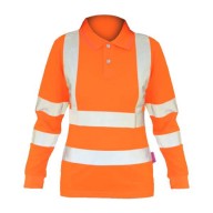 ladies-hi-vis-rail-ls-polo-shirt