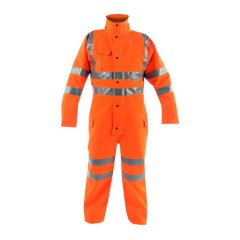 GN620VK – Vapourking Rail HV Coverall w/ Contoured neckline collar 