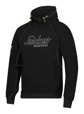 Snickers 2815 Logo Hoodie w/ Elastic drawstring & Kangaroo pocket