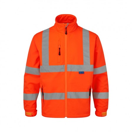 Rail High Viz Softshell Jacket | Bodyguard Workwear