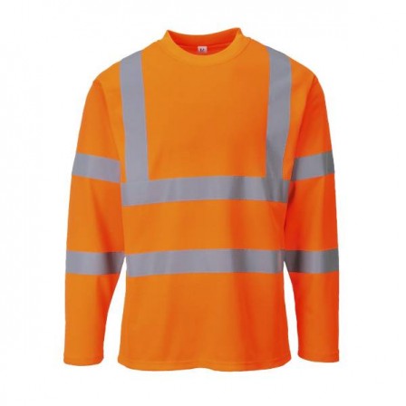 Hi Vis Long Sleeved T-Shirt | Bodyguard Workwear